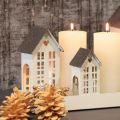 Šviesiukų rinkinys metaliniams namams ant padėklo, 35 cm, 1 komplektas | Floristik24.lt